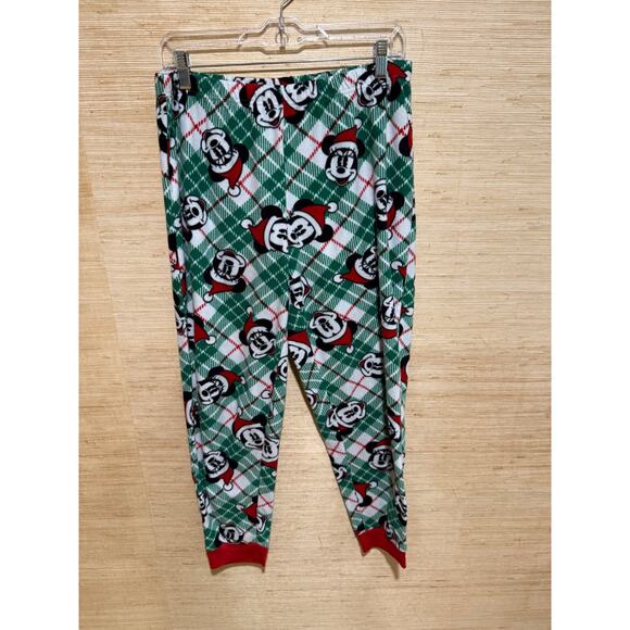 Disney Minnie & Mickey Mouse Sz MEDIUM M Soft Christmas Pajamas Cozy , 2807 - Picture 2 of 7